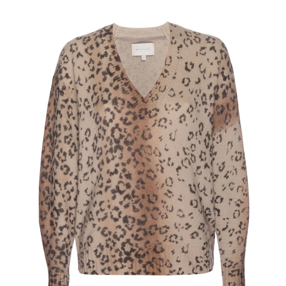 Brochu Walker Millie Printed Vee Sweater